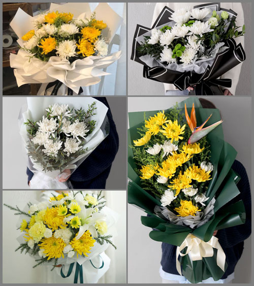 浙江省金华兰溪市永昌街道白事花束代送
